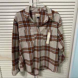 Long Sleeve Plaid Shirt